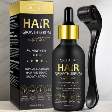 Minoxidil Serum with Micro Needle Roller,