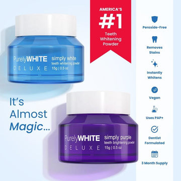 Maximum Whitening Bundle - Teeth Whitening Powder & Vegan Powder
