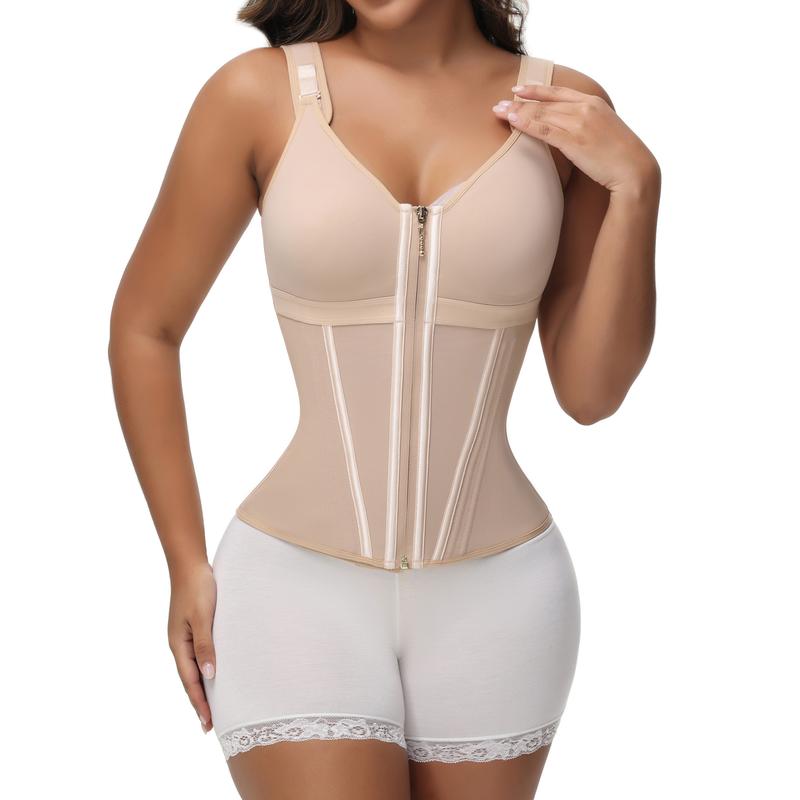 Wome`n with Bra Tummy Control Girdle Workout Shapewear