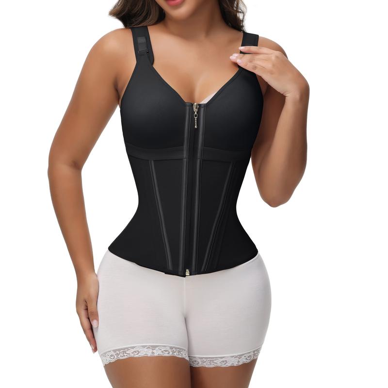 Wome`n with Bra Tummy Control Girdle Workout Shapewear
