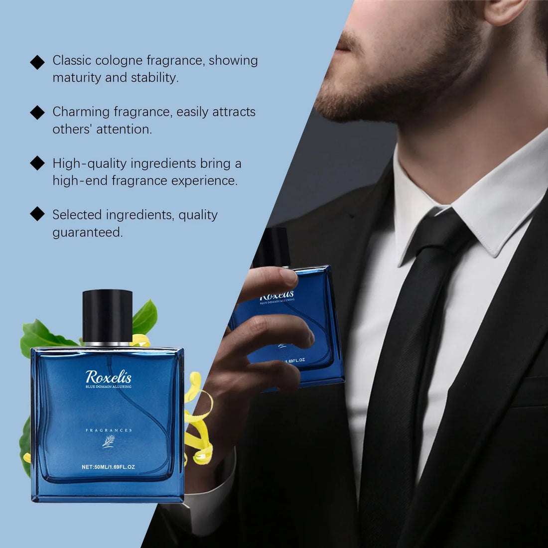 Roxelis 50ml Charmig Cologne Perfume Spray