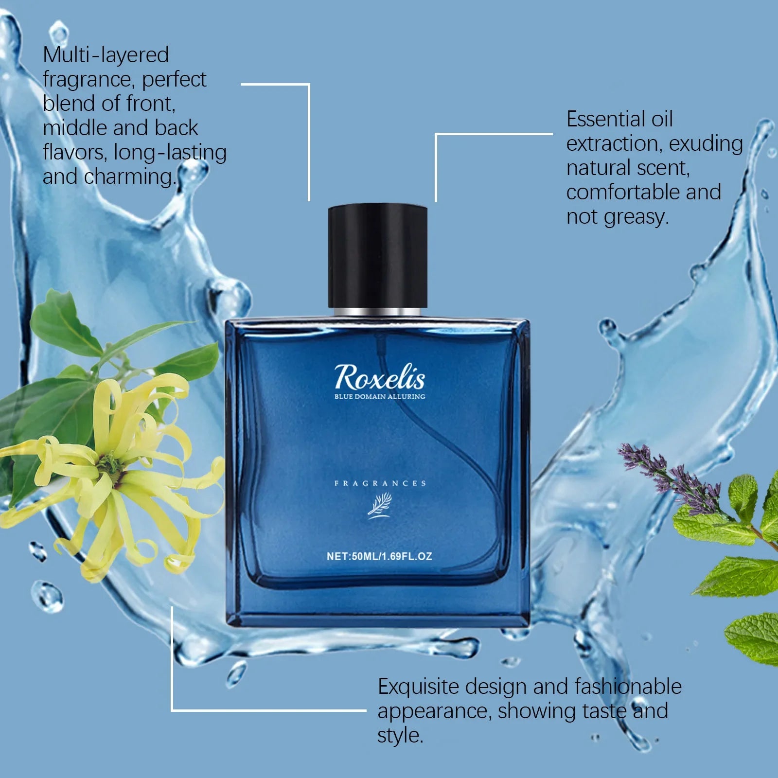 Roxelis 50ml Charmig Cologne Perfume Spray