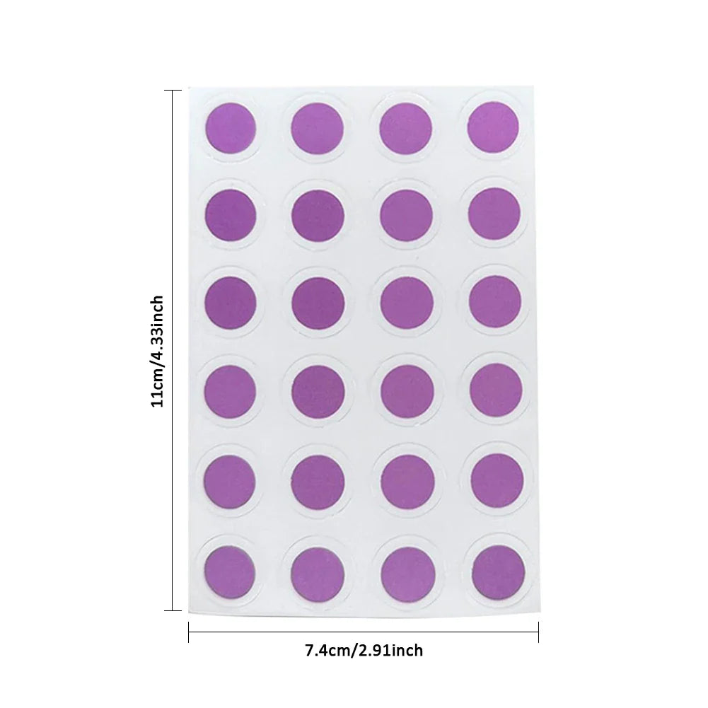 24PCS Round Shaped Sunblock Patches Stickers