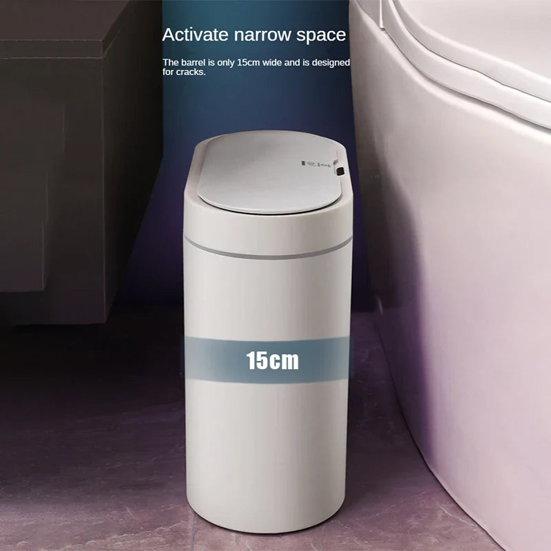 7L Trash Can Smart Sensor Trash Can Automatic Household