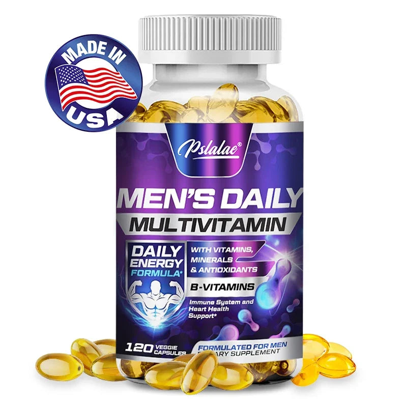 Men's Multivitamin Supplement with Vitamins A, B12, C, D and E