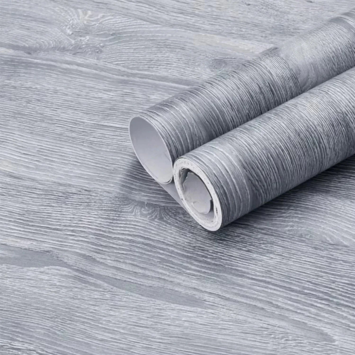 55cm Wide Wood Grain Vinyl Wallpaper for Door