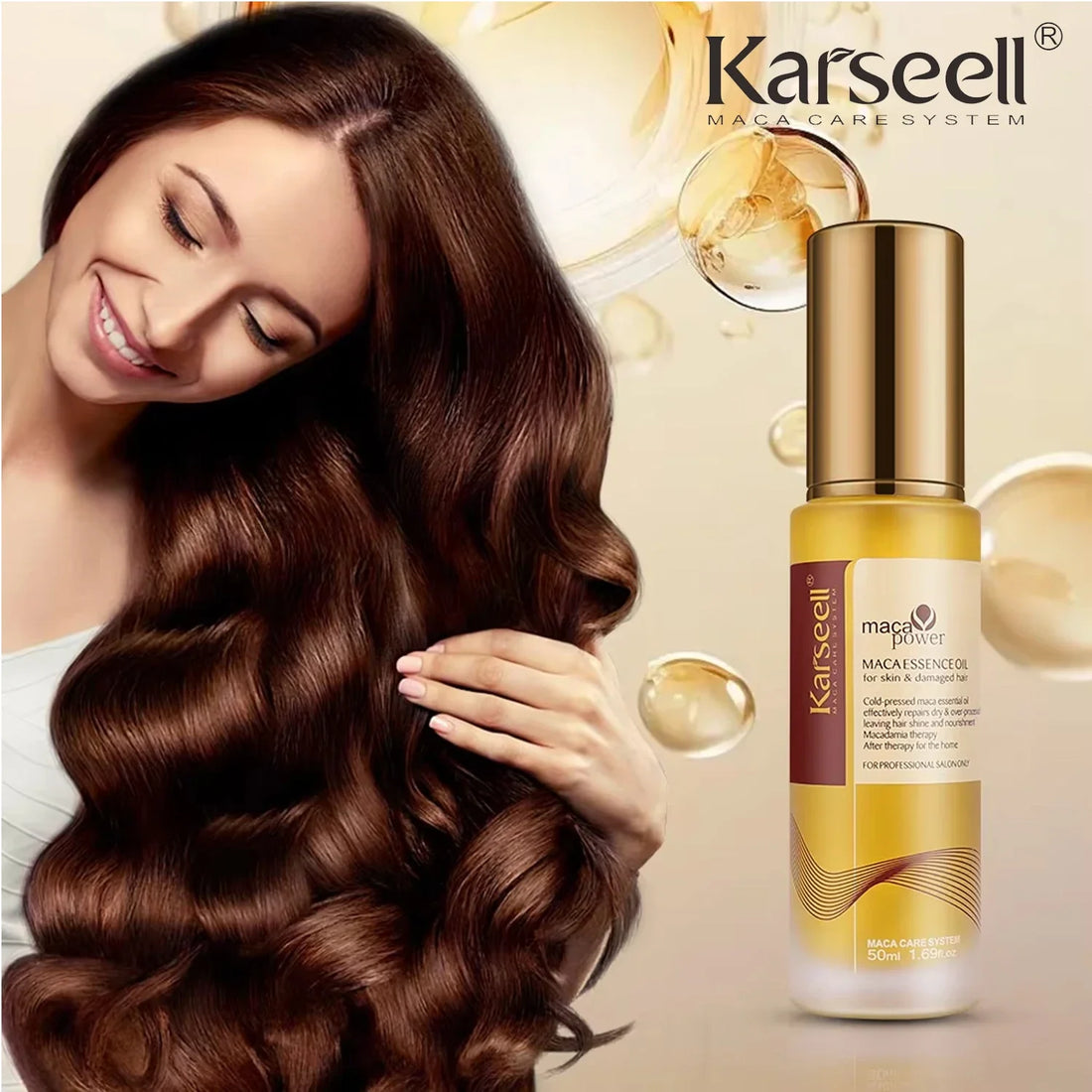 Karseell 50ml Moroccan Argan Oil for Hair Healing