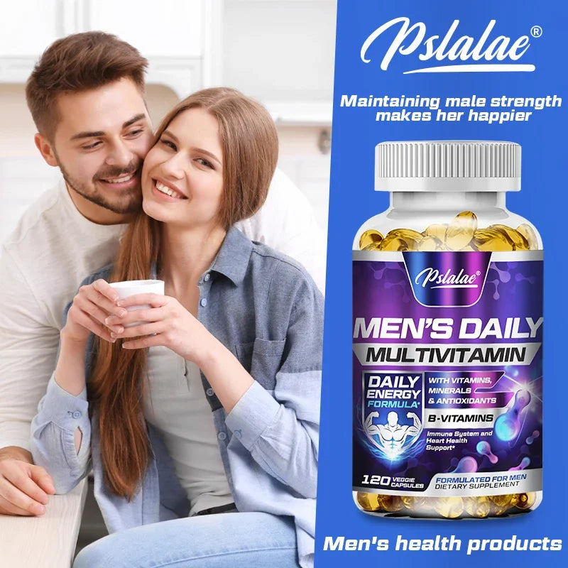 Men's Multivitamin Supplement with Vitamins A, B12, C, D and E