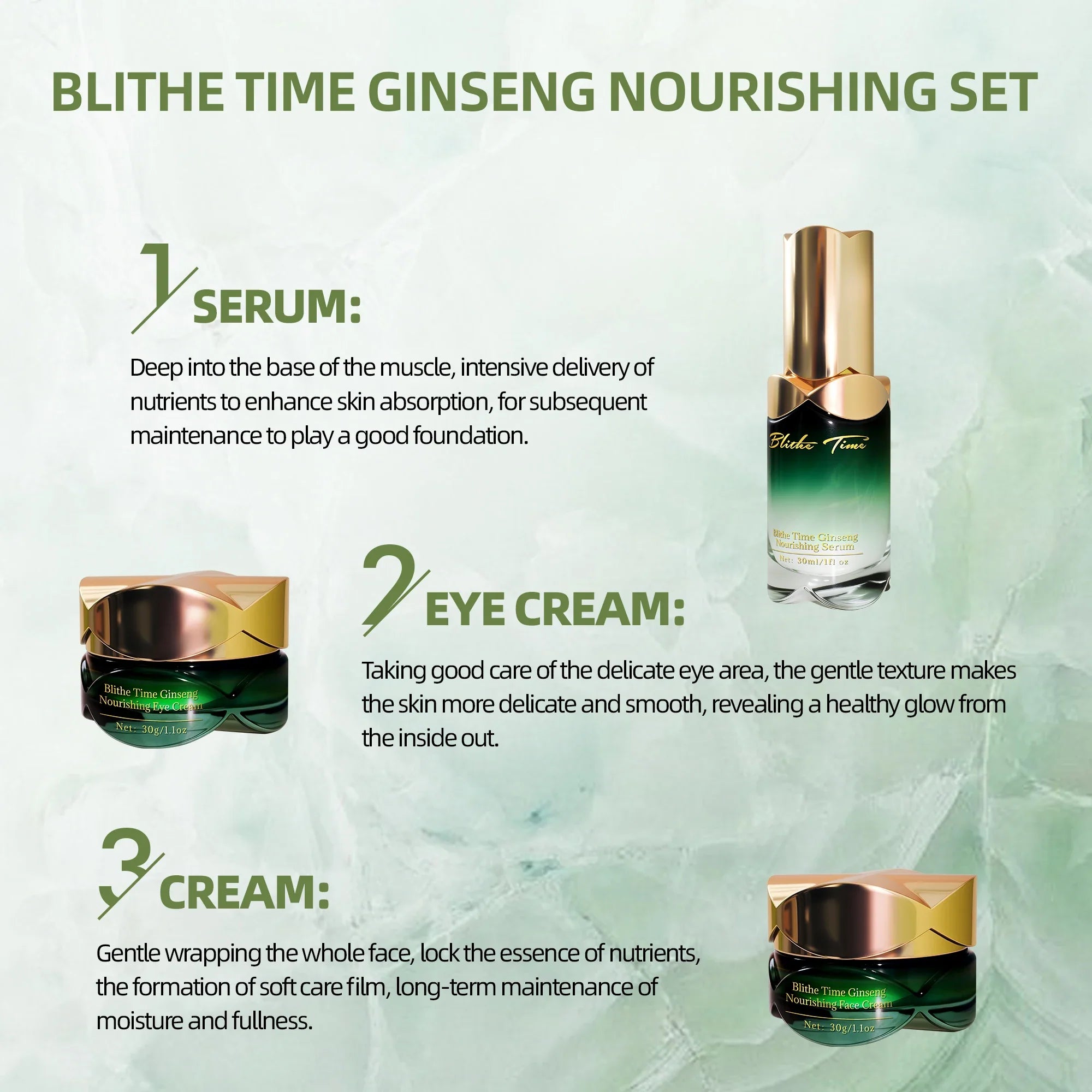 Best Seller! Blithe Time GINSENG NOURISHING SET