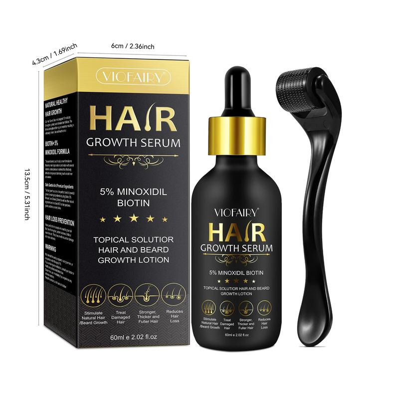 Minoxidil Serum with Micro Needle Roller,